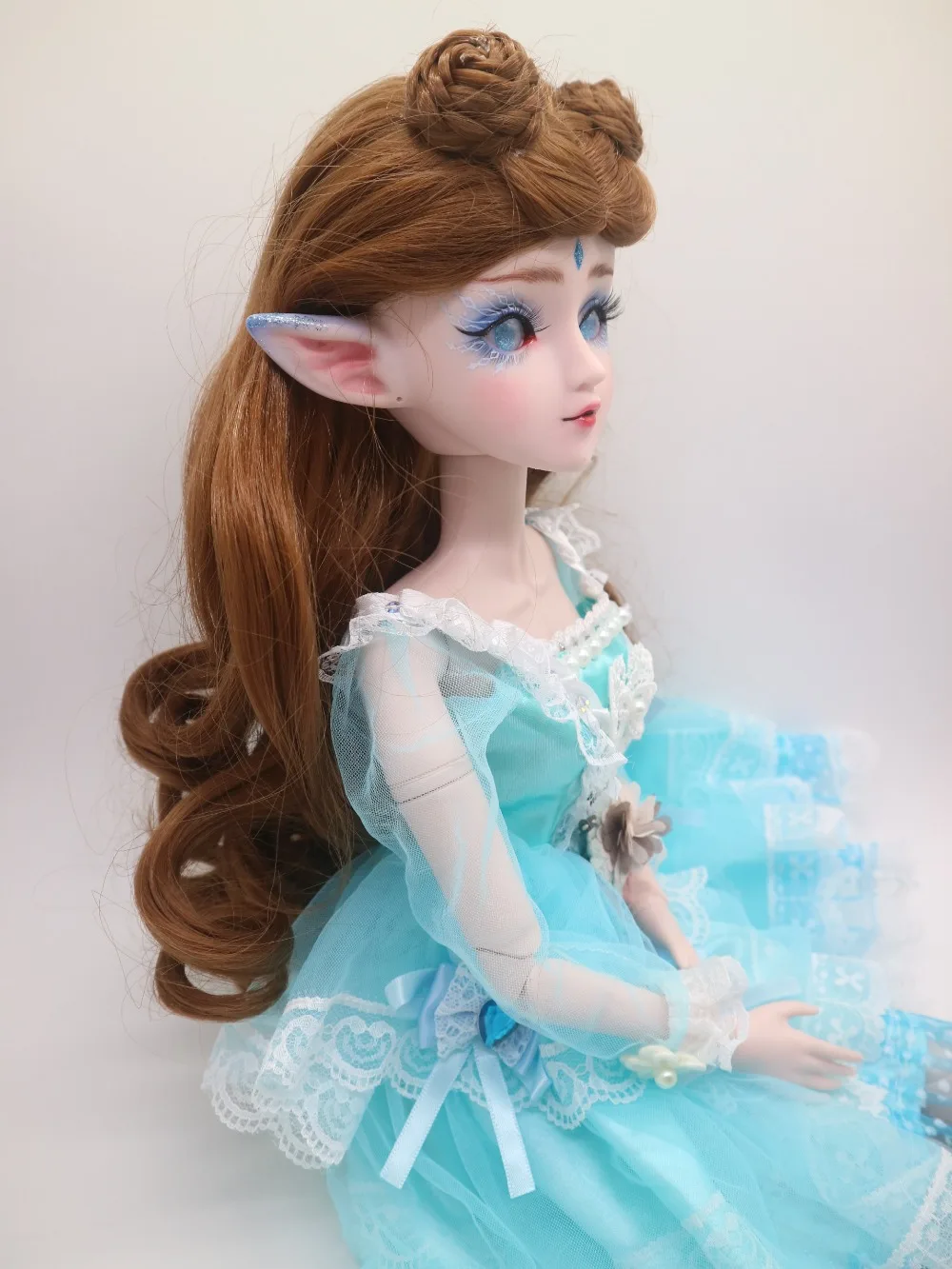 Индивидуальные BJD куклы эльф кукла DIY пластиковая кукла 24 шарнира шарнирная кукла 58 см