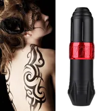 Manooby тату машина ручка мотор тату Перманентный макияж машина ручка алюминий с акриловой стойкой Liner Shader поставщик