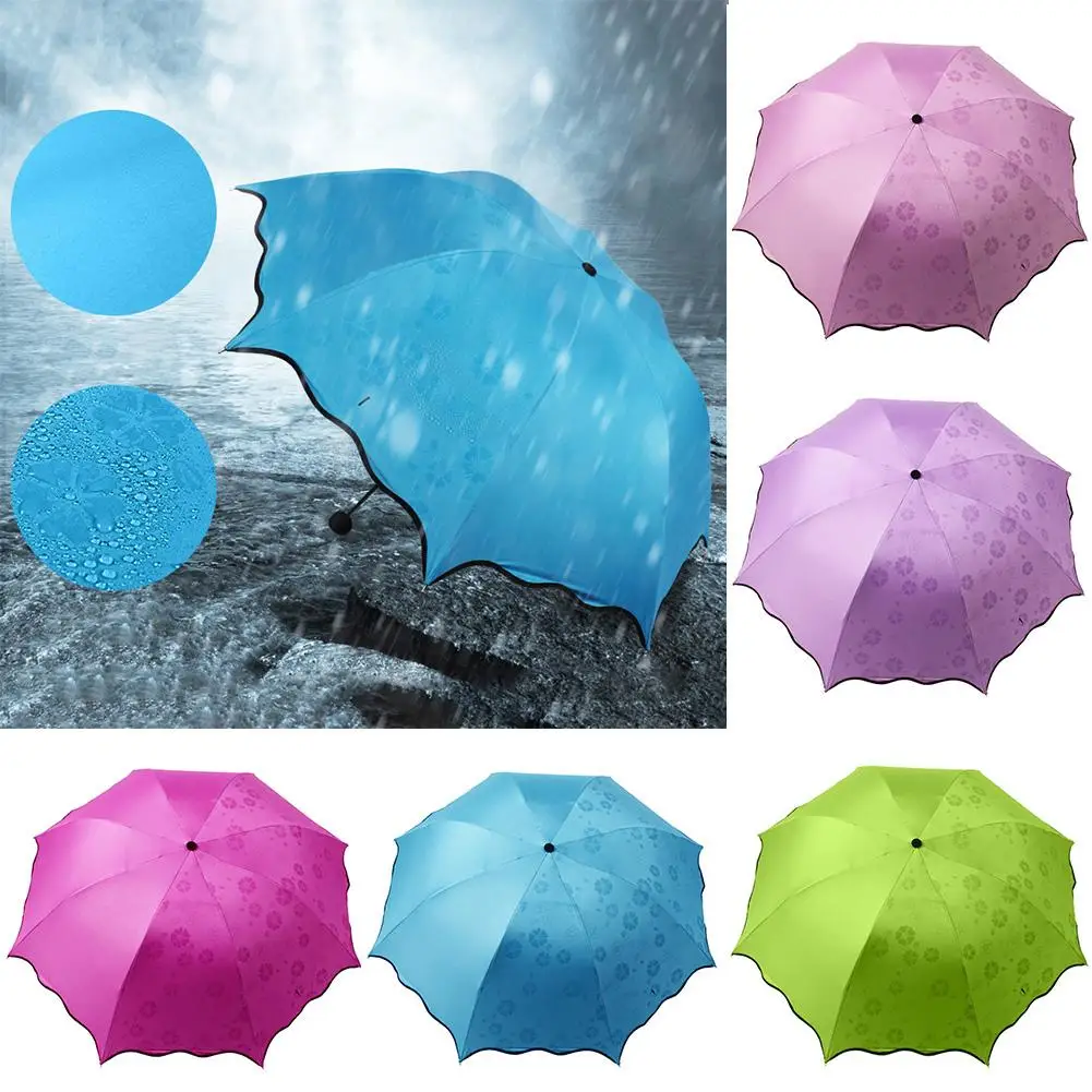 

Durable Waterproof Portable Folding Sun/Rain Sunlight Umbrella Travel Anti-UV Summer Parasol Folding Rain Windproof Umbrella