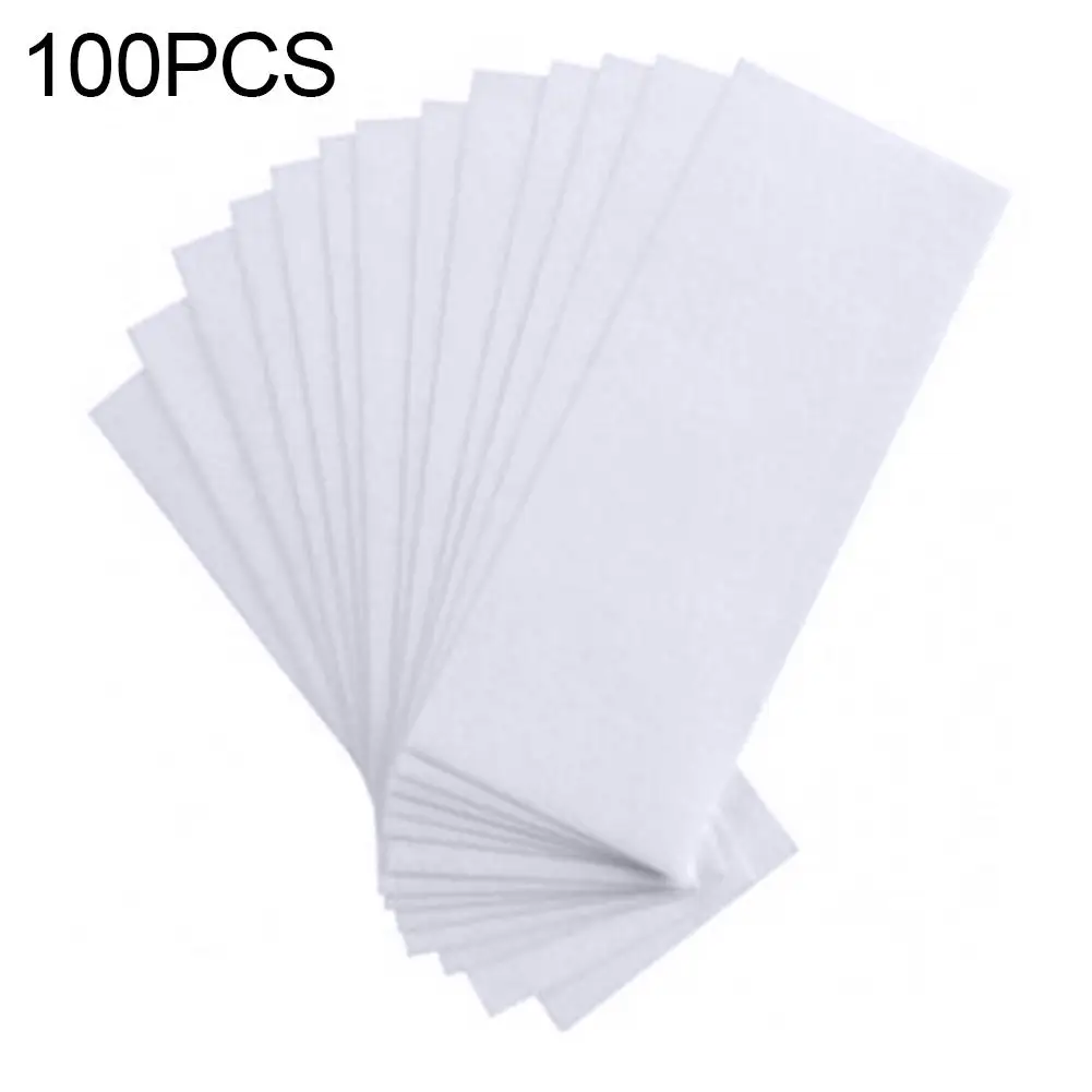 100Pcs Leg Hair Removal Lady Disposable Non-woven Wax Depilatory Paper Arm Body Hair Removal Strip 4