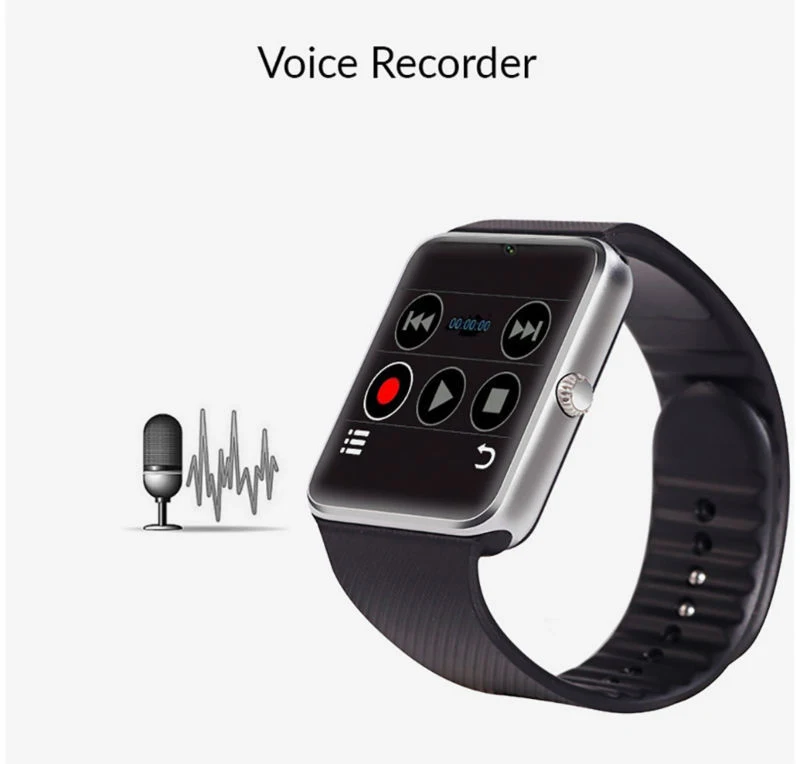 Модные Смарт часы GT08 для hua we Watch Iphone телефона большой аккумулятор sd карта
