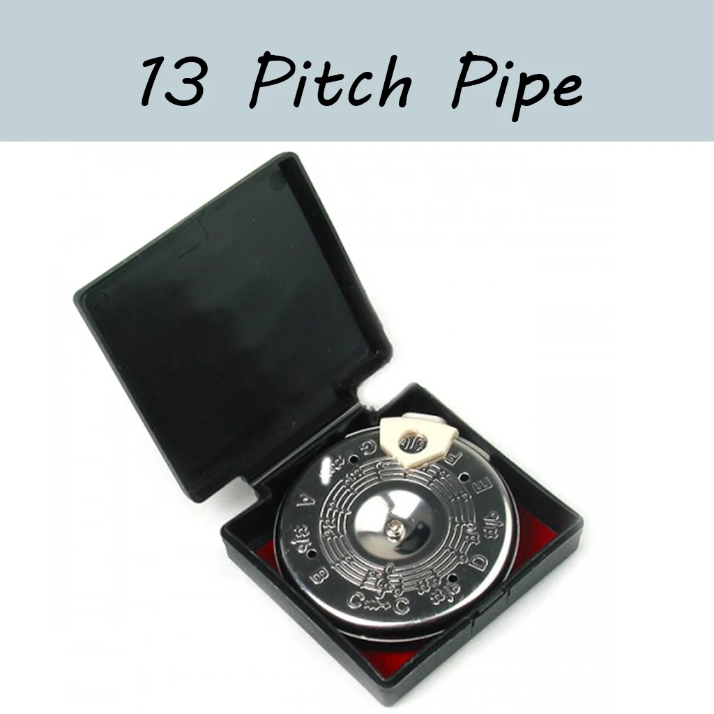 

Chromatic 13 Pitch Pipe Tuner Guitar Tuning Pipe (PC-C) Clamshell Pack