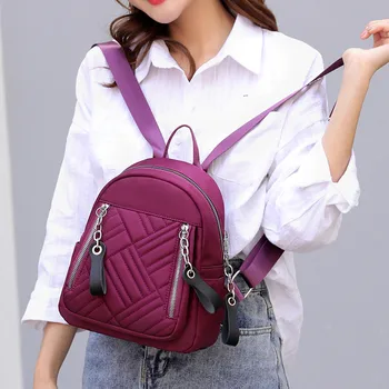 

backpack gifts for Women's Fashion Nylon Waterproof Large Capacity Shoulder School Bags mochila BackPacks рюкзак женский 4 color