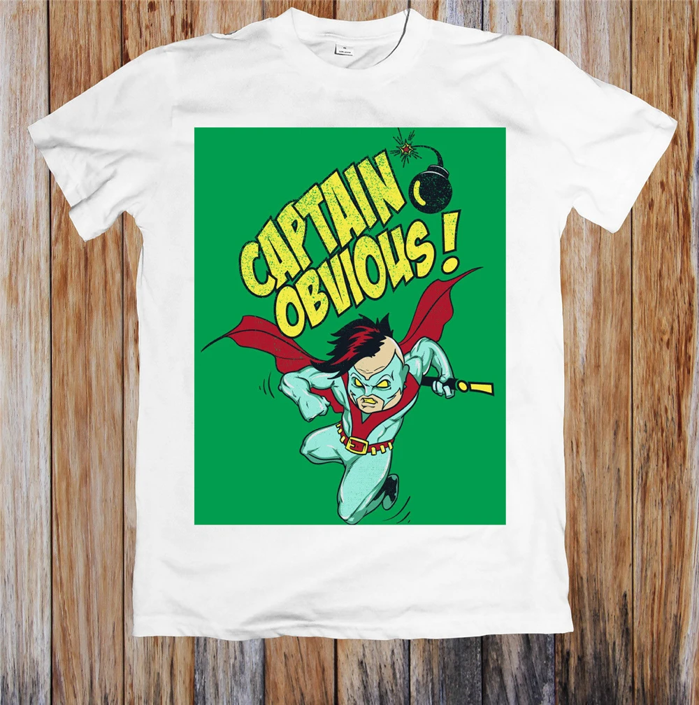 Captain Obvious Unisex T-Shirt Loose Fit Tee Shirt | Мужская одежда