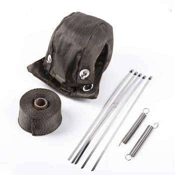 

5cmX5m Turbo Heat Barrier Blanket Titanium Replacement Rear Spring Retainers Ties Cover Turbo Heat Barrier Blanket Accs Part