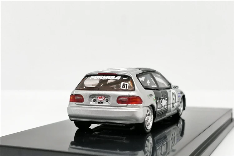Гудронированное шоссе работает 1: 64 Honda Civic EG6 Gr. N#61 берите на литья под давлением модель гоночный автомобиль
