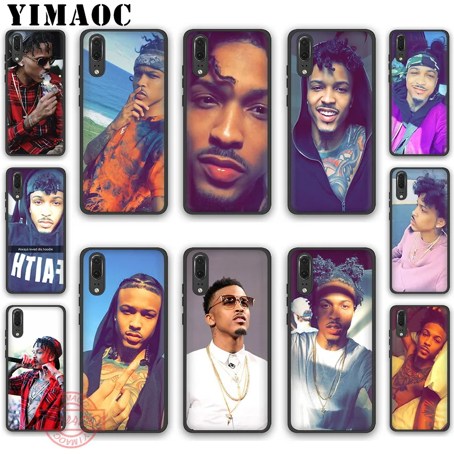 YIMAOC August Alsina Soft Silicone Case for Huawei P Smart Z Plus Y6 Y7 Y9 Prime 2018 2019 | Мобильные телефоны и