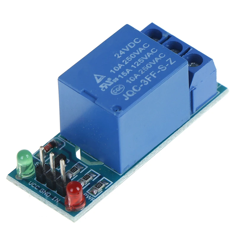 1PC NEW 1 Channel 24v Relay Module Board Shield With Optocoupler Support High And Low Level Trigger 4.3cm*1.7cm