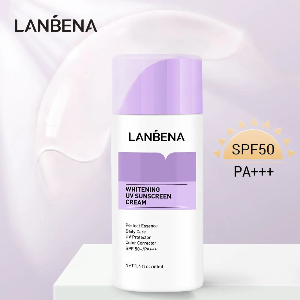 

LANBENA Base Cream Face Base Oil Control Full Coverage Brighten Primer Waterproof Moisturizing Fill Pores Isolation Cream 40g