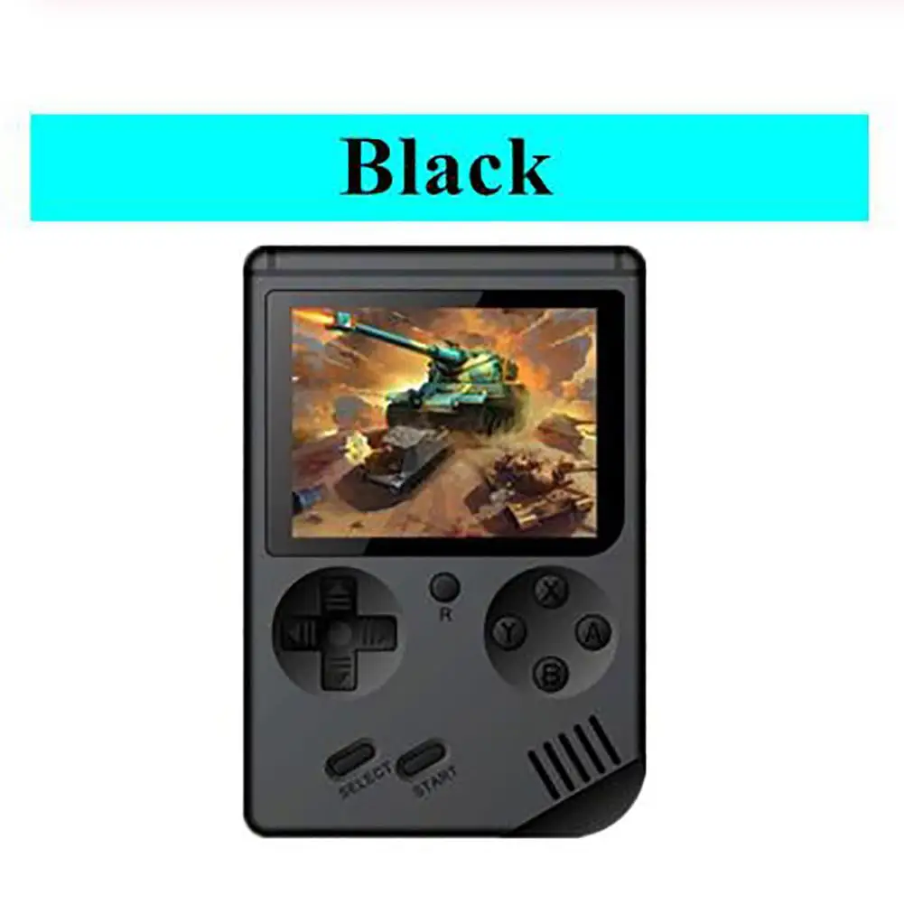 GloryStar игровая консоль 8 бит Ретро Карманный игровой плеер мини ностальгическая игровая консоль встроенные 168 классические игры - Цвет: black