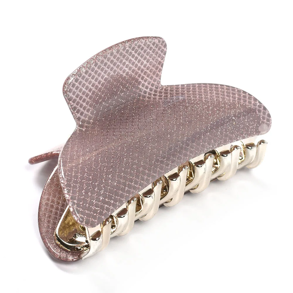 

2pcs/Lot 7.5cm Grid Plaid Hair Claws for Women Barrettes Hairpins Crab Acrylic Clip Hair Accessories Headweare 22113