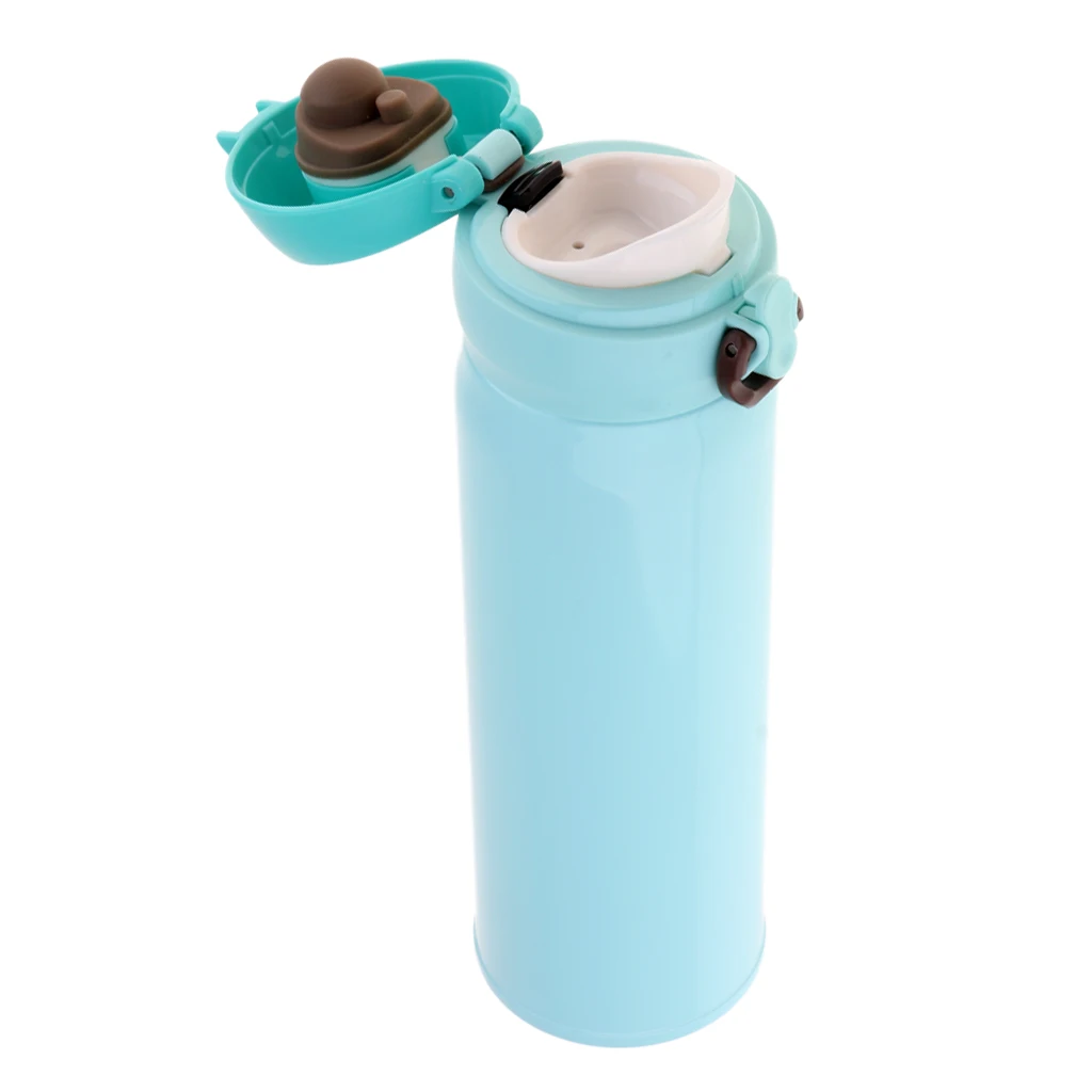 500ml Outdoor Sports Water Bottle BPA-Free Vacuum Cup Mug with Locking Lid Cap for Travel Camping Hiking Cycling