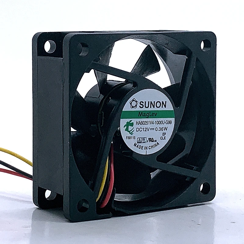 Sunon Ha60251v41000u-g99 60 mm 6025 60x60x25 mm 12v 0.36w Maglev Baixa Potência Mudo Silencioso Baixo Ruído Ventilador de Refrigeração Peças