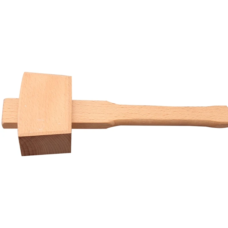 Beech Solid Carpenter Wood Wooden Mallet Hammer Handle Woodworking Tool E7CB