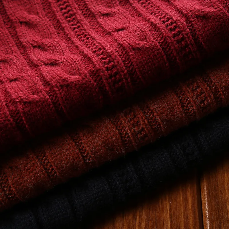 MRMT брендовый Зимний мужской вязаный свитер из чистого хлопка с высоким воротником, пальто для мужчин, свитер, верхняя одежда