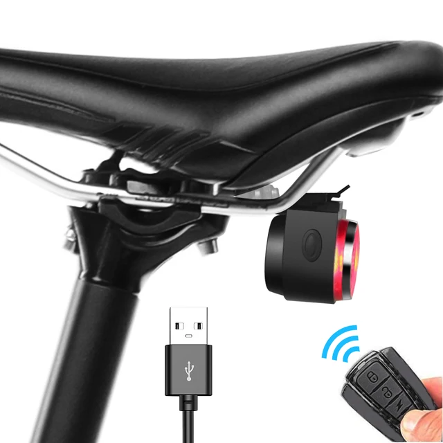 US $28.24 Bicycle Smart Taillight Burglaralarm Bike Light Antitheft Rear Light Cycling Light Flashlight Bik