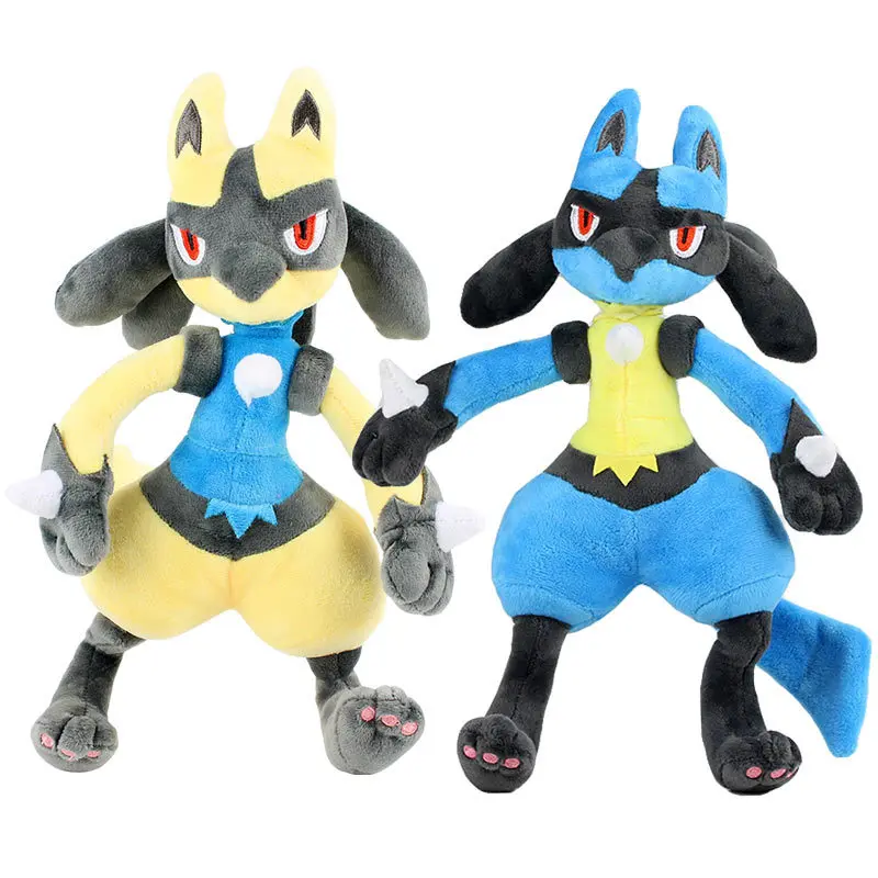 4 стиля высокое качество Япония Аниме центр мега Lucario плюшевые игрушки X& Y мягкие Peluche Игрушки Куклы Подарки для детей