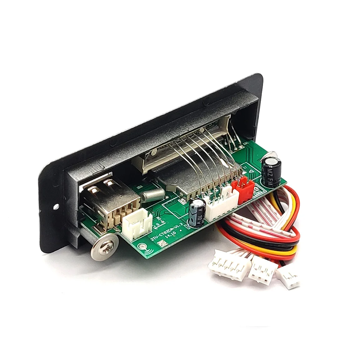 5/12V Power Supply MP3 Decoder Board Player With Display Dual Channel Without Power Amplifier Remote Control FM Off Memory