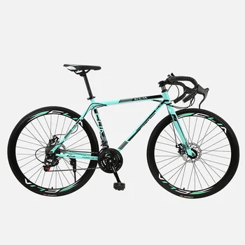 

Road Bike Fixed Gear Bicycle 26 Inch 40 Knife 21 Speed Shift Bend Bicycle Male And Female Students Adult
