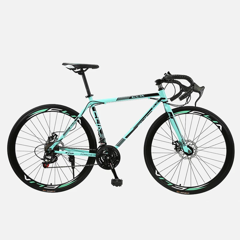 Road Bike Fixed Gear Bicycle 26 Inch 40 Knife 21 Speed Shift Bend Bicycle Male And Female Students Adult