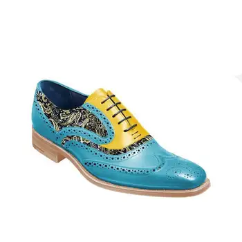 

Men Pu Leather Shoes Lace Up Casual Shoes Dress Shoes Brogue Shoes Spring Ankle Boots Vintage Classic Male Casual F174