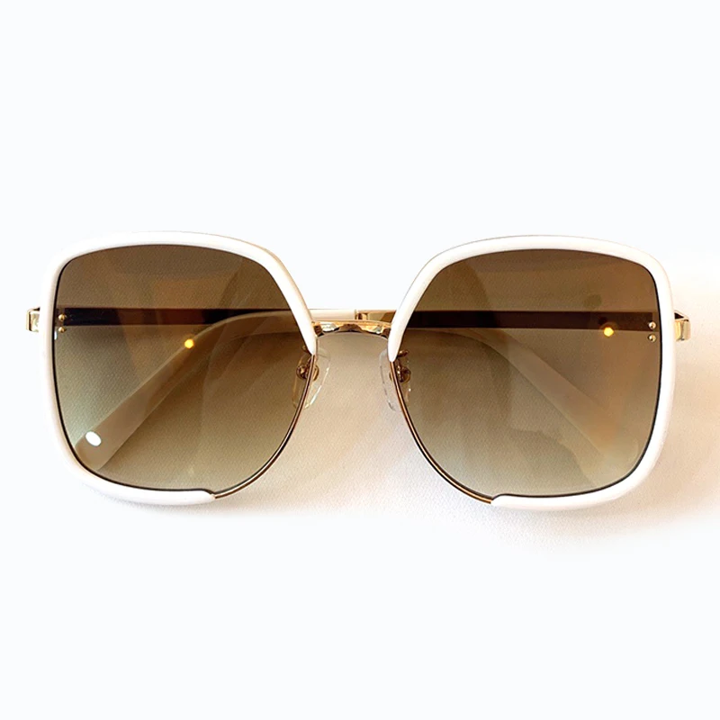 No.1 Sunglasses Высококачественные Квадратные Солнцезащитные очки для женщин и мужчин, Винтажные Солнцезащитные очки больших размеров gafas de sol hombre - Цвет линз: No.1 Sunglasses