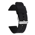 Black silver buckle