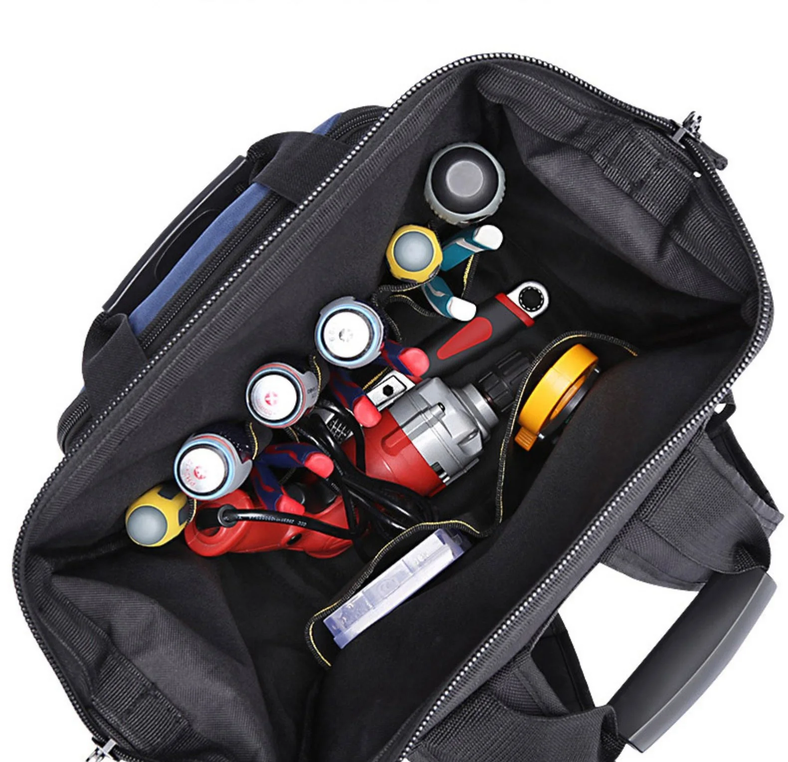 Repair Tool Bag Men's Shoulder Backpack Multifunctional Maintenance Canvas Suitcase Electricians  Holder Durable Portable mini tool bag
