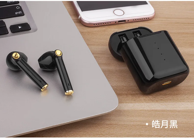 TWS V5.0 спортивные наушники беспроводные Bluetooth наушники 3D стерео звук Игровая гарнитура для всех телефонов, с зарядной коробкой микрофон