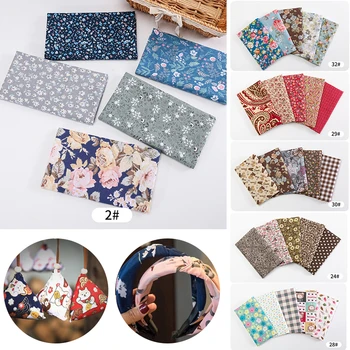 

Cotton Poplin Printed Fabric Patchwork Needlework DIY Handmade Materials Cotton Fabric Patchwork Sewing Crafts