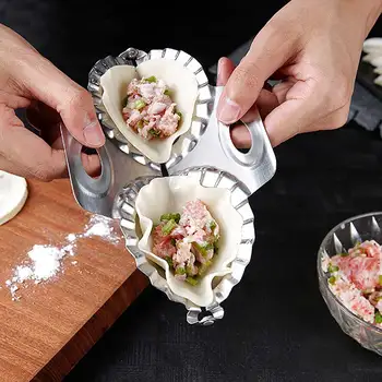 

Easy DIY Dumpling Mold Dumpling Wrapper Cutter Making Machine Cooking Pastry Tool Kitchen Tools Dumpling Jiaozi Maker Device