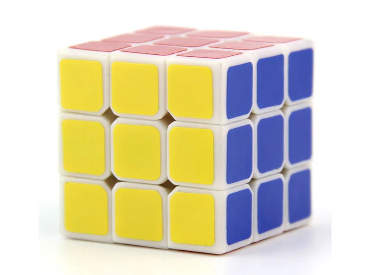 Гусей Крылья три Слои Стразы «Кубик Рубика» 4,2 см белый 3-заказ Magic Cube гладкая игра только Скорость твист Стразы «Кубик Рубика»