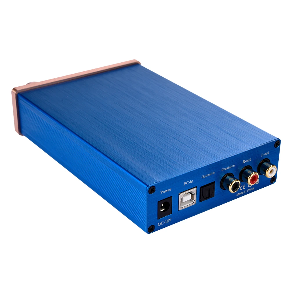 Мини HiFi USB волокно коаксиальный цифровой аудио декодер DAC вход USB/коаксиальный/оптический выход RCA/усилитель 24 бит/96 кГц DC12V
