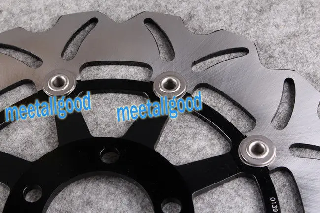 Мотоцикл Fornt тормозные дисковые роторы для KAWASAKI ZXR400/750/R750 и NINJA ZX9R& ZEPHYR/ZRX/ZZR 1100& ZRX S/R 1200 пара черный
