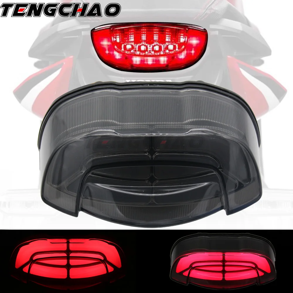  Motorcycle Rear tail light LED brake light turn signal flashing lights For Honda CB650R CB650 R CB6 - 4000045115867