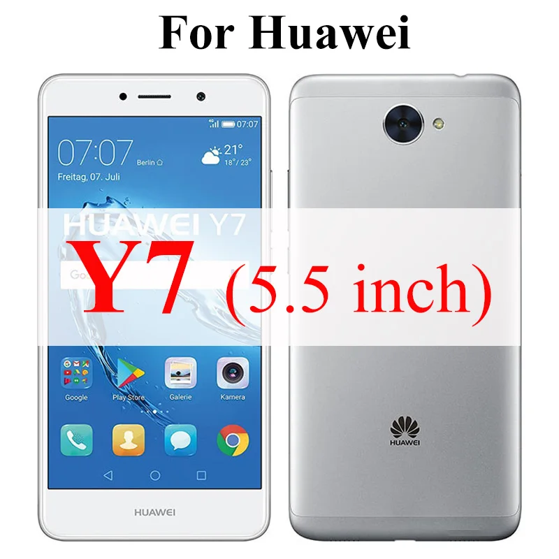 Защитное стекло для huawei Y5 Y6 Y7 Y9 Prime Y 5 6 7 9 ii glas Защитная камера для экрана huawey armor cover пленка 6Y - Цвет: Y7