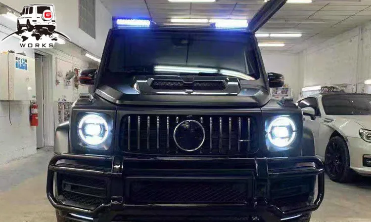 W463A светодиодный светильник на переднюю крышу для g-класса-2019year B-style, светодиодный светильник из сухого углеродного волокна