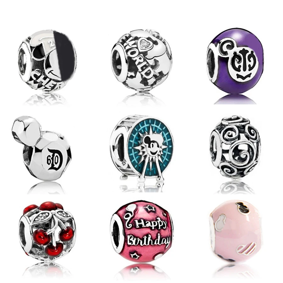 Новинка 2019 подлинный 100% 925 пробы Серебряный очаровательный красивый браслет с