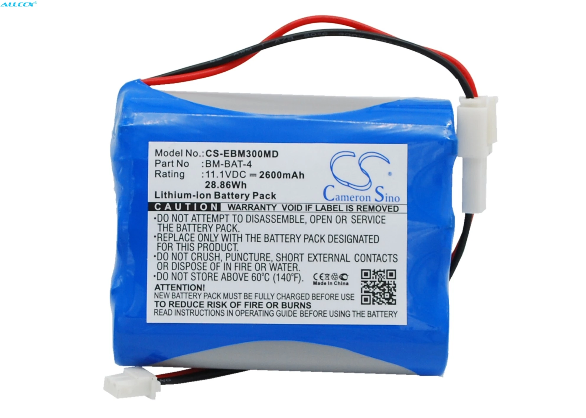 Аккумулятор Cameron Sino на 2600 мА · ч стандартный LS1865L220 3SIPMXZ для Bionet/GIMA BM3 plus BM5|Цифровые