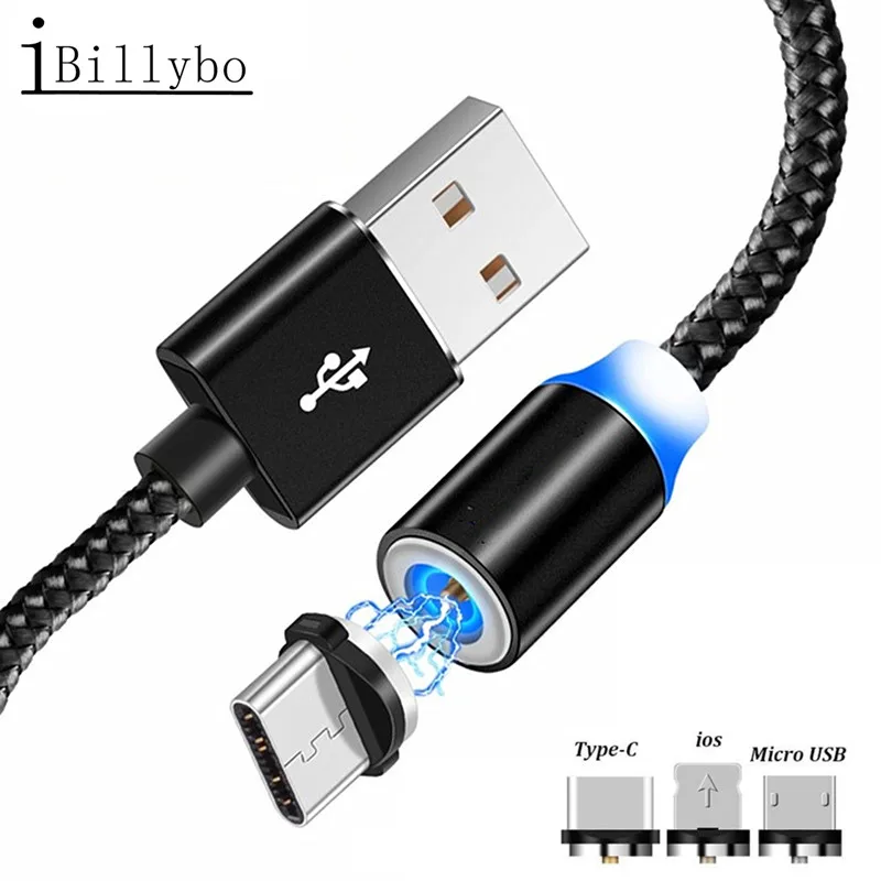 Магнитный кабель Micro USB для iPhone 11 Pro 6 S 7 8 Plus 5 2 X XR XS Max iPad i xiaomi mi 9 9T быстрая зарядка