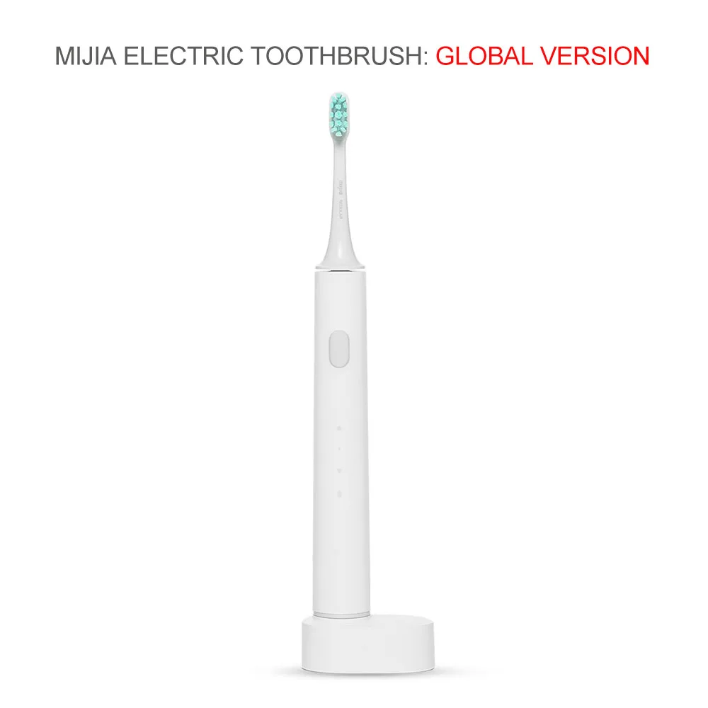 Electric Toothbrush Xiao mi jia sonic электрическая зубная щетка перезаряжаемая Водонепроницаемая USB Беспроводная зарядка mi APP управление умная зубная щетка Ultra sonic - Цвет: Electric Toothbrush