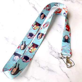 

Billie Eilish Strap Neck straps Lanyards for keys ID Card Pass Gym Mobile Phone USB badge holder DIY Hang Rope Sling