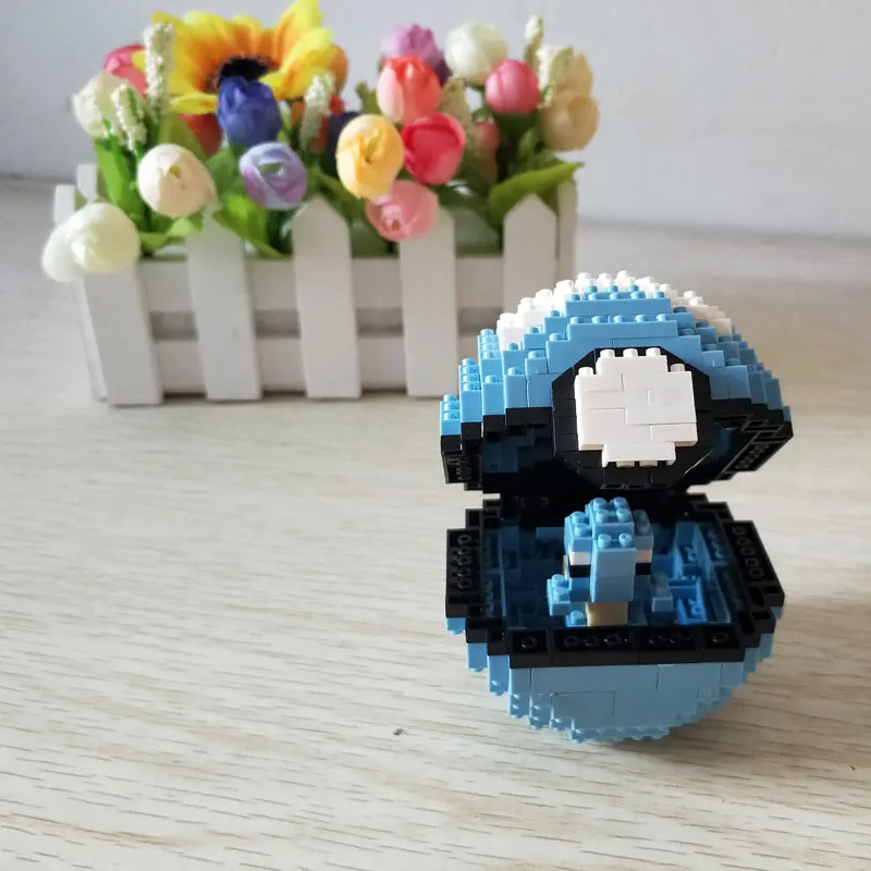 Love Ultra Prime Dive Ball Animal Mew Pikachu Charmander Raichu Diamond Мини Маленькие блоки строительные