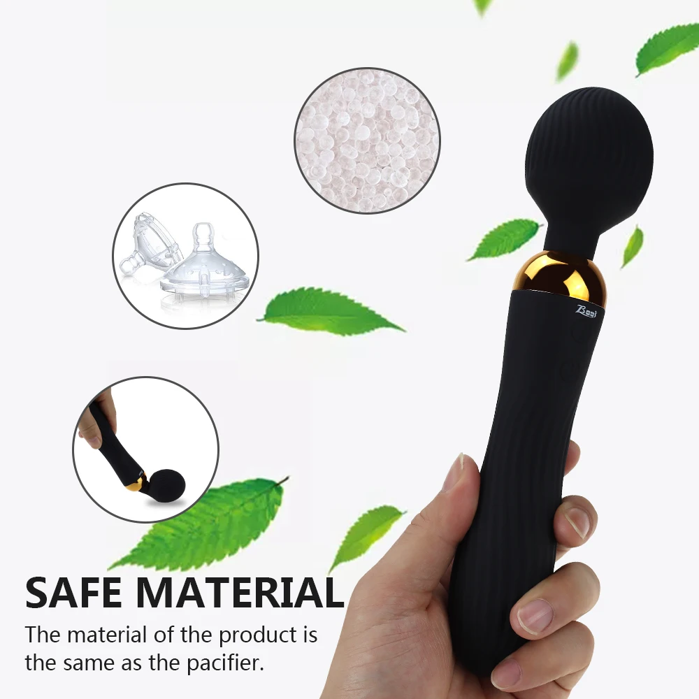Vibromasseur Gode Puissant Pour Femme Jouet Sexuel Baguette Magique 
