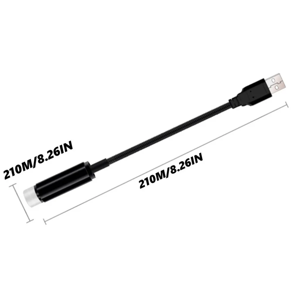 5 В Автомобильная крыша Звездное небо Проектор светильник USB ночник потолочный светильник украшение автомобиля Usb светильник звездное небо