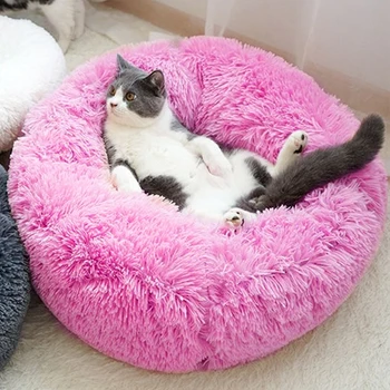

Plush Cat Nest Pet Sleep Blanket Dog Bed Soft House Puppy Type Warm Creative