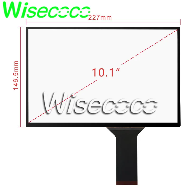 Wisecoco емкостный сенсорный экран 10,1 дюймов USB plug and play Поддержка Android linux WIN7 8 10 16:10G+ 16: 9