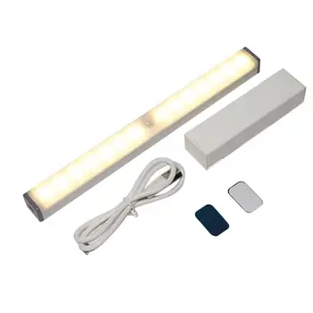 

LED Night Light Magnetic Motion Sensor Light 20s Delay Battery Powered Cabinet Wardrobe LED Lamp Night Lights