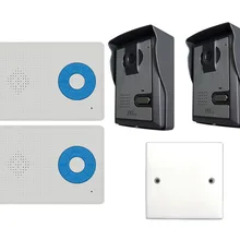 Высокое качество и уникальный дизайн аудио домофон система Hands-Free двусторонний домофон с функцией блокировки 2V2