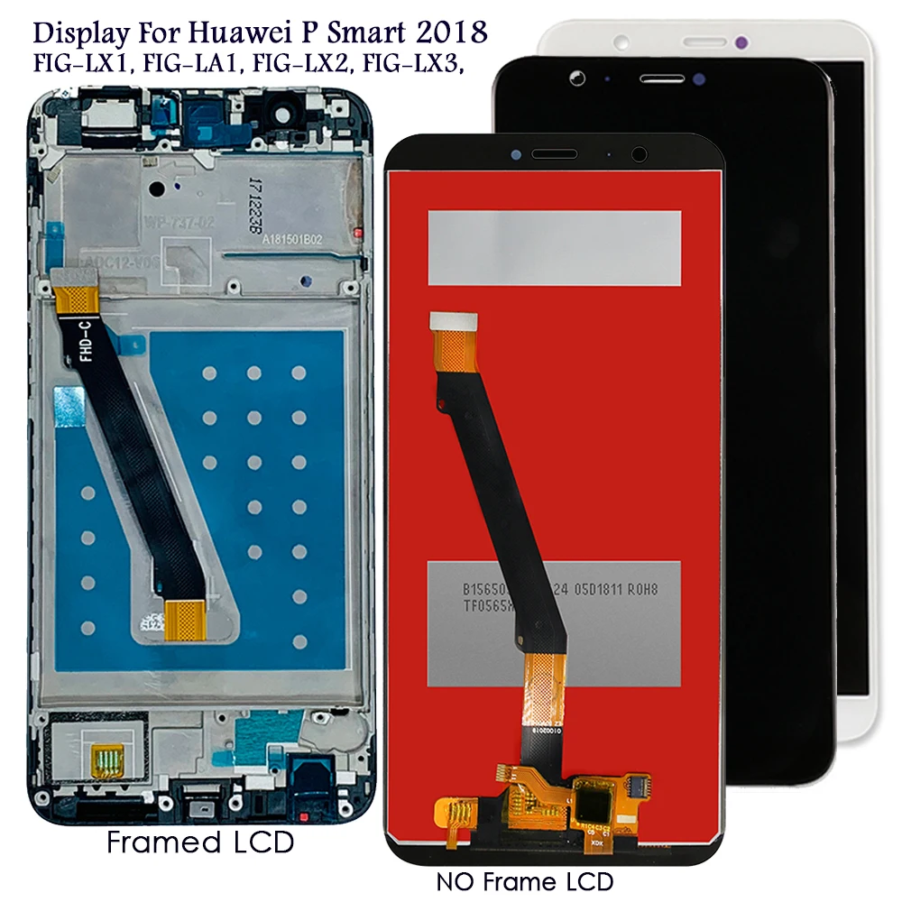 ЖК экран для Huawei P Smart 2018 дисплей сенсорный Замена Nova Lite 2 FIG LA1 протестированный